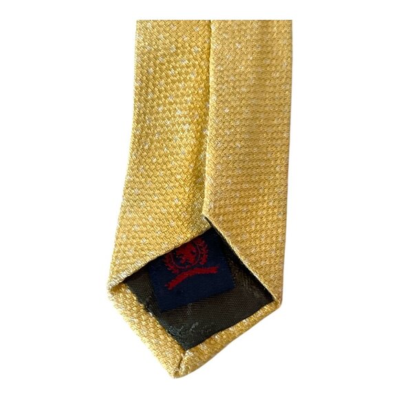 Tommy Hilfiger 100% Silk Tie – Burgundy with Blue Star Pattern – Made in USA – 5 - Picture 3 of 4